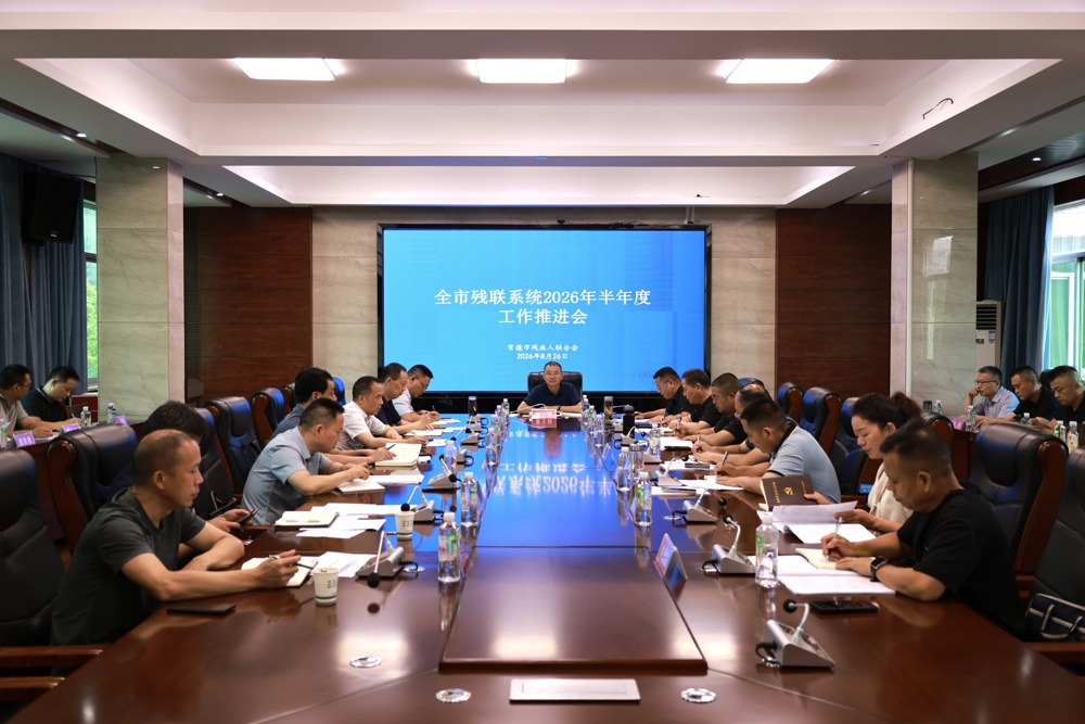 全市残联系统2026年半年度工作推进会召开